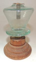 Bottle Glass Peg Lamp