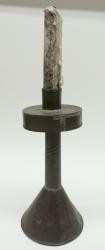 Early American Decorated Tin Candle Stick