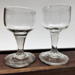 2 18th Century American Glass Cordials
