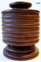 Early Pennsylvania Treen Covered Jar