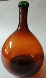 Rare Bi Colored Globular Bottle
