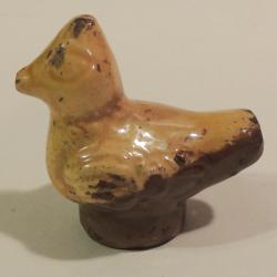 American Redware Toy Bird Whistle
