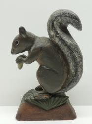 Signed,Dated Squirrel Carving