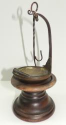 19th Century Oil Lamp and Tidy
