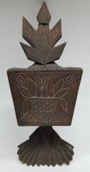 Early American Carved Wall Box