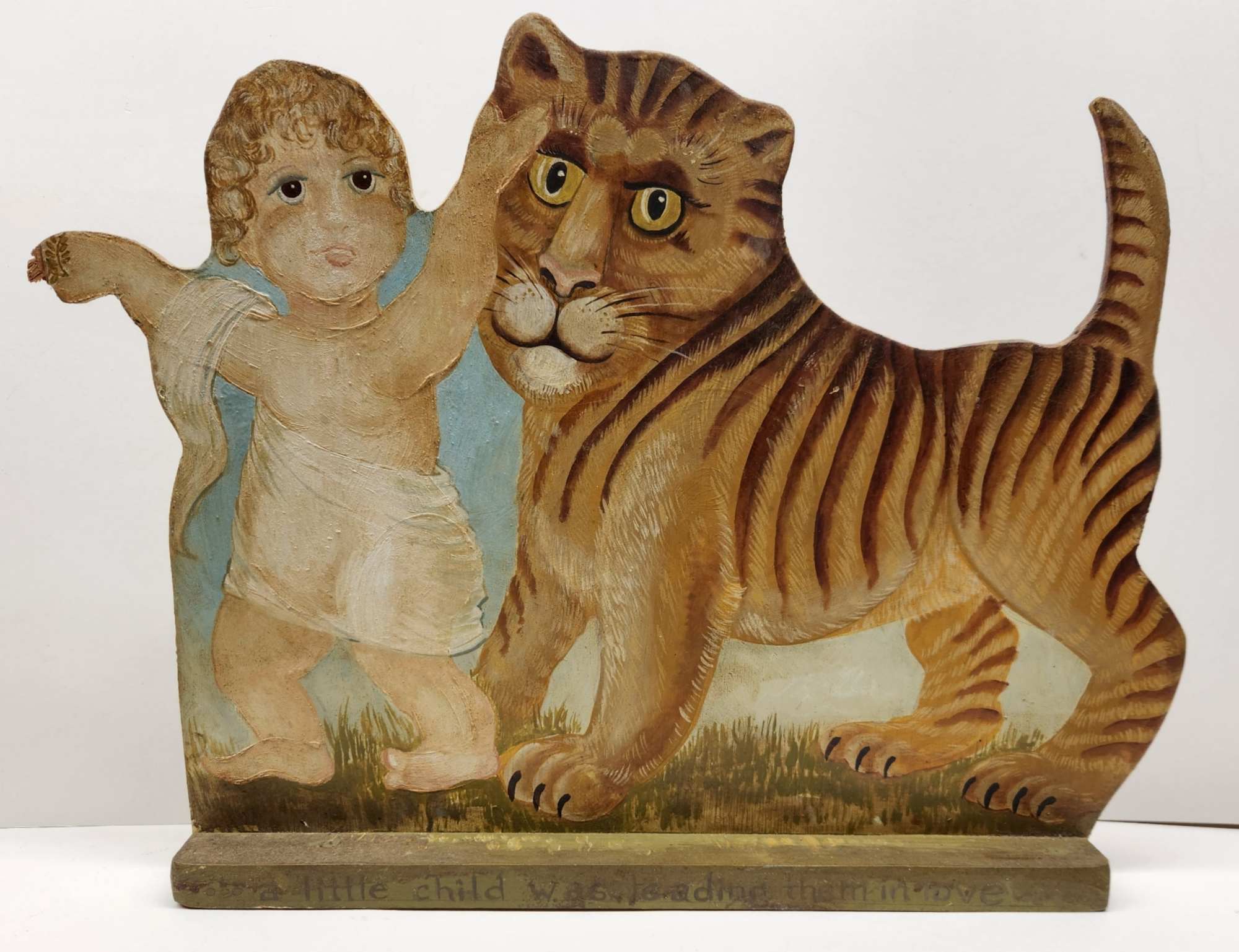 Wonderful Small 19th Century Fireboard