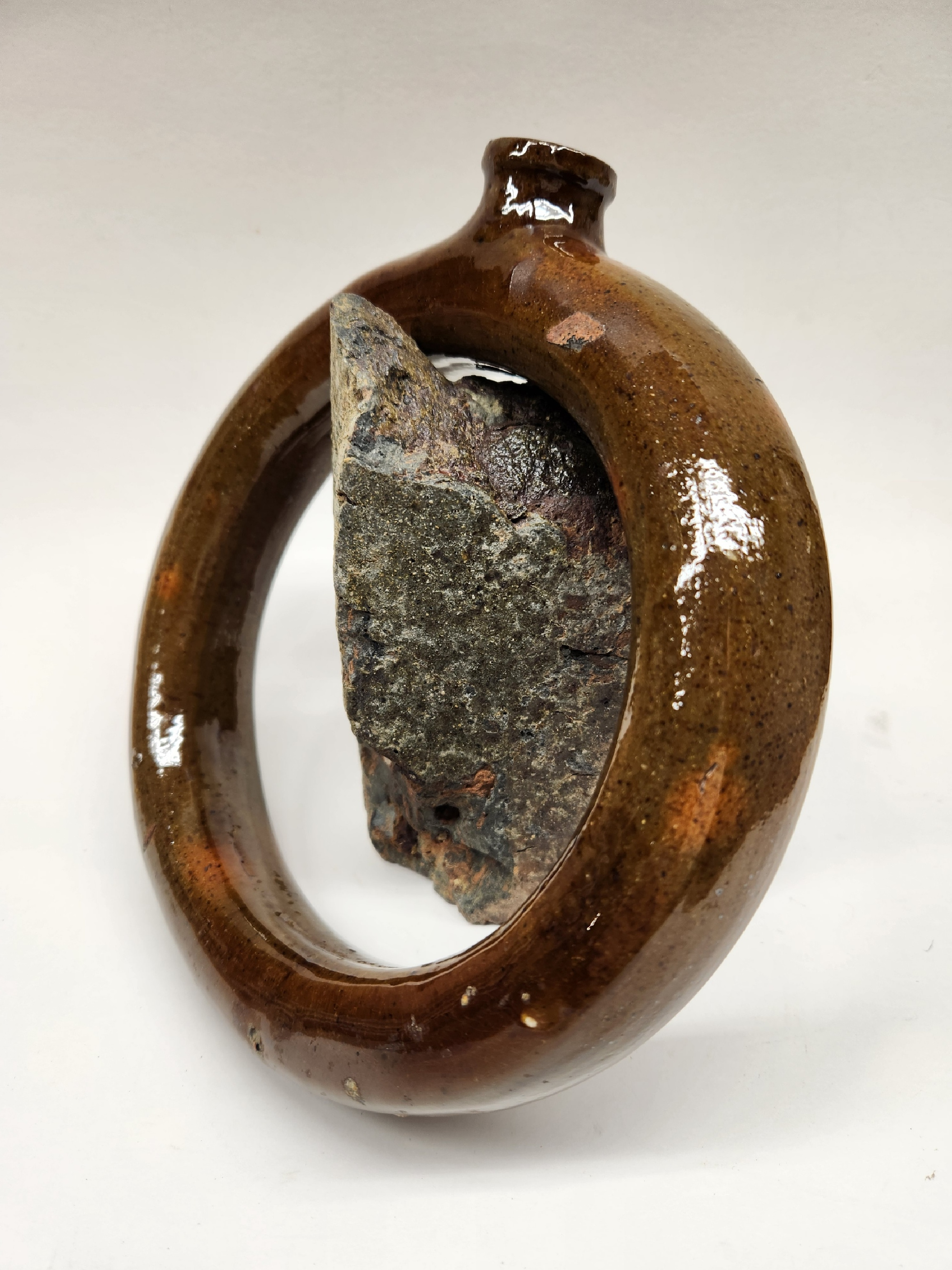 19th Century Pennsyvania Harvest Flask