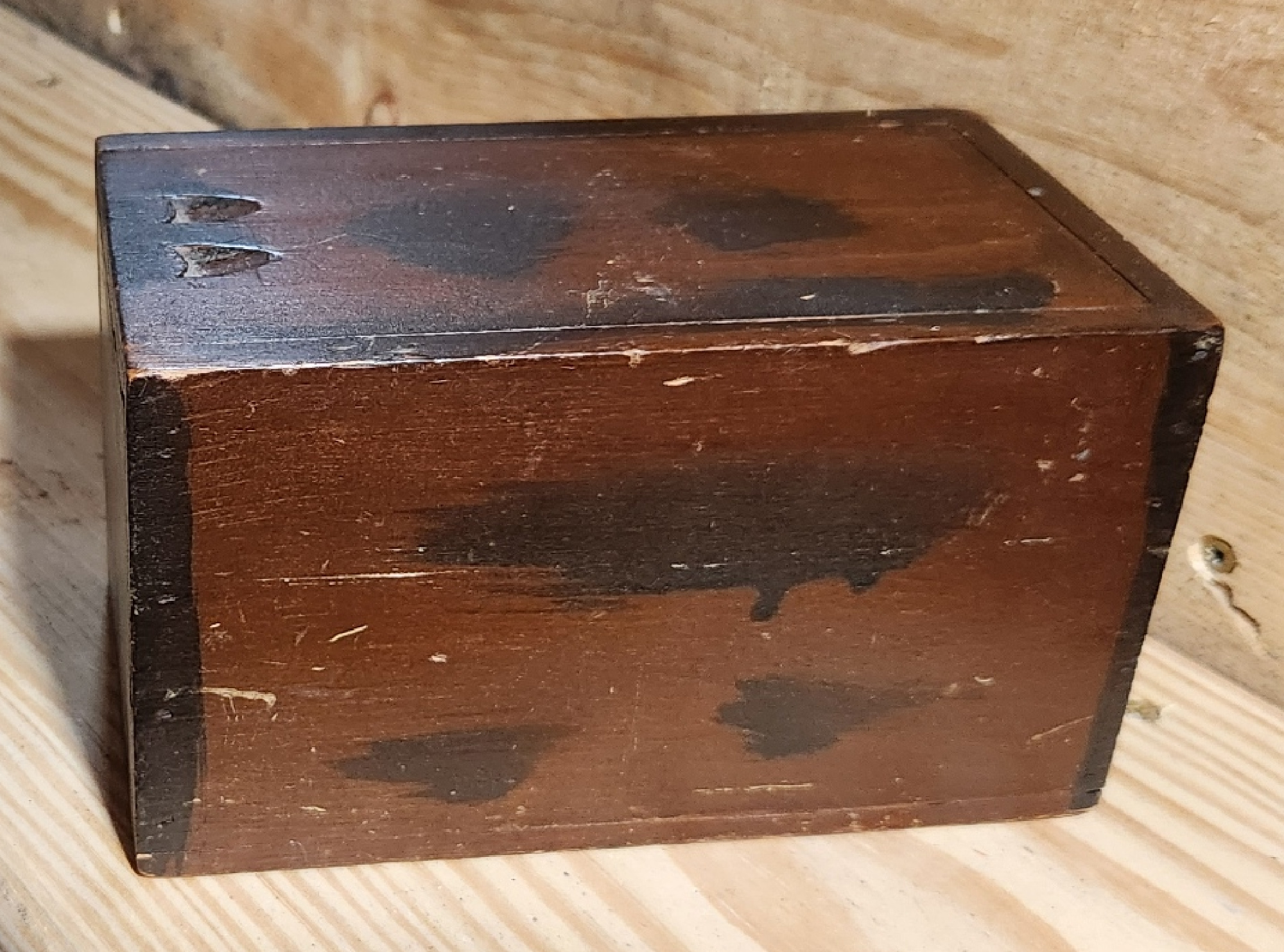 Early Slide Lid Box ,Dated