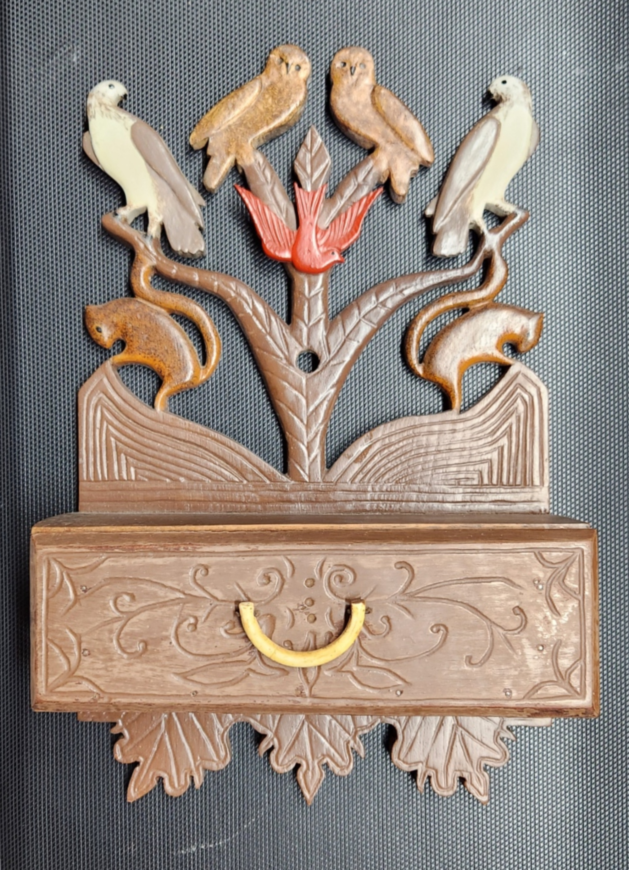 Best Carved and Painted Wall Box