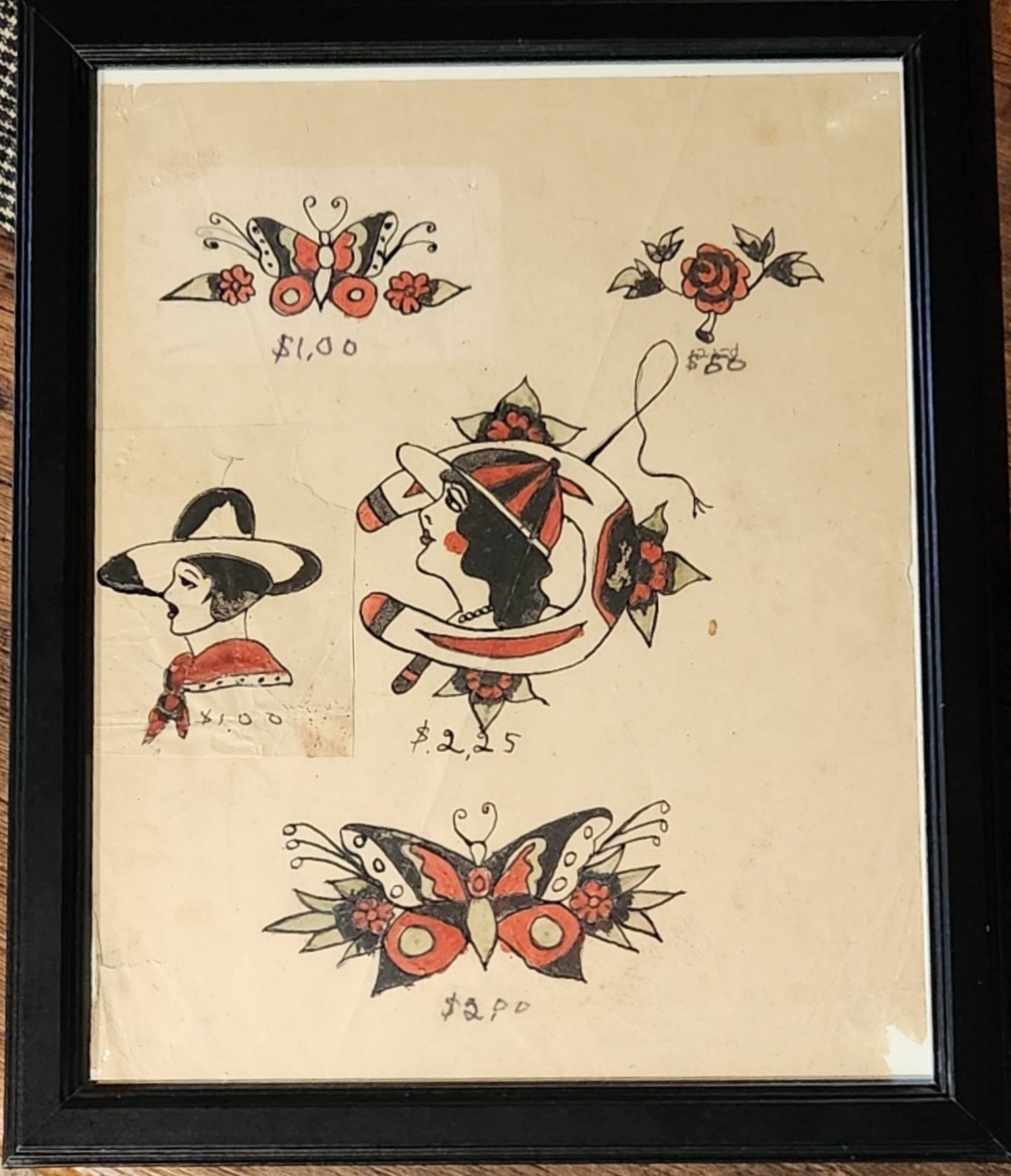 Early Pennsylvania Tattoo Flash