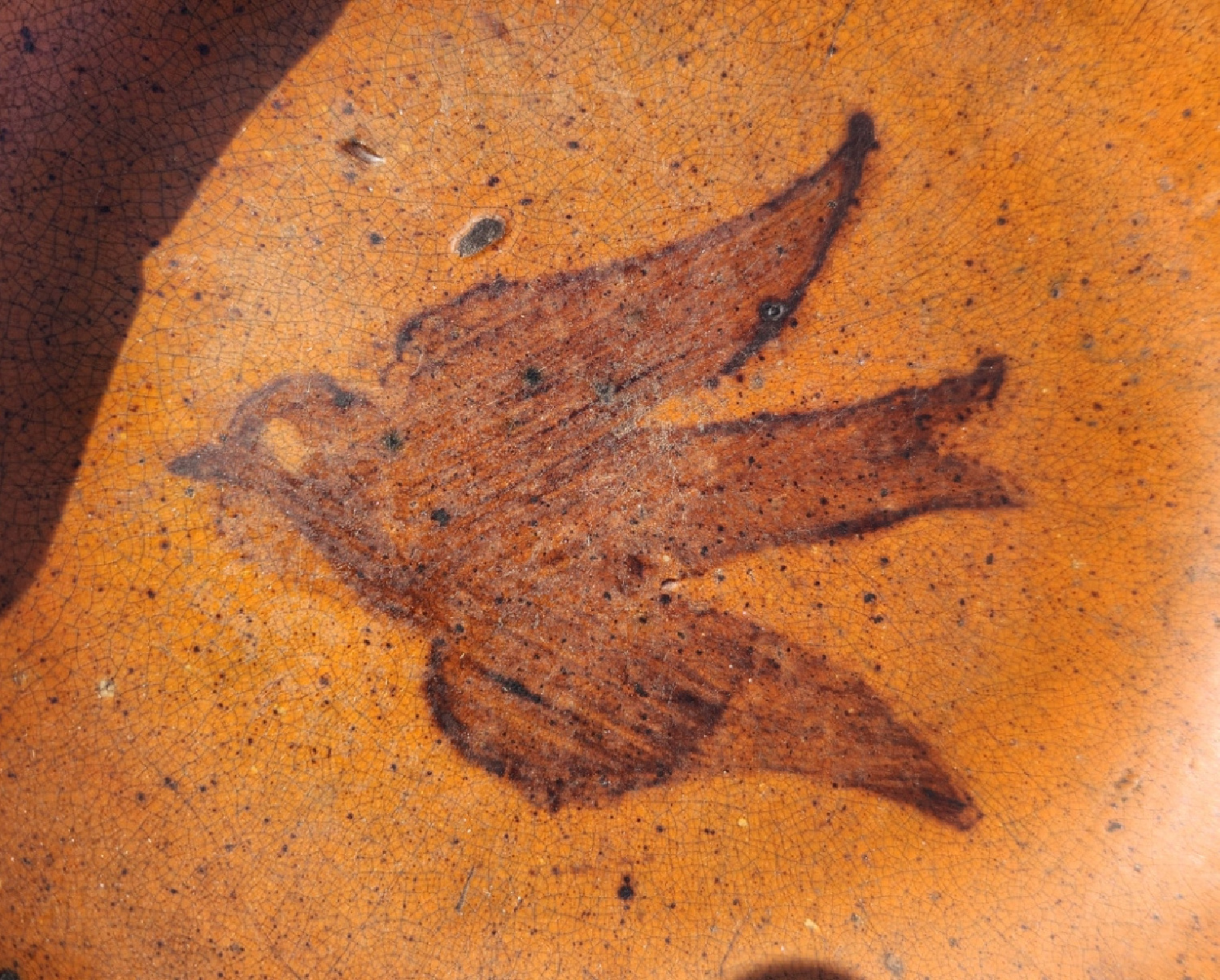PA Plate with Manganese Decoration 