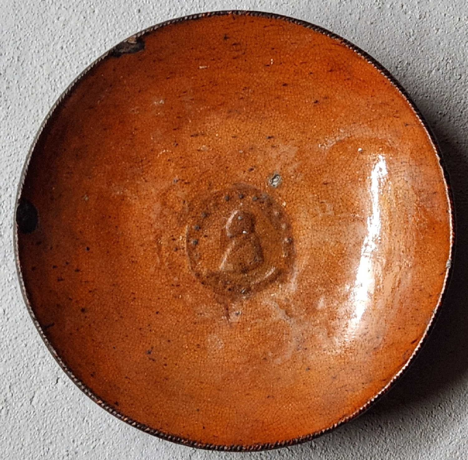 New Jersey Redware Charger