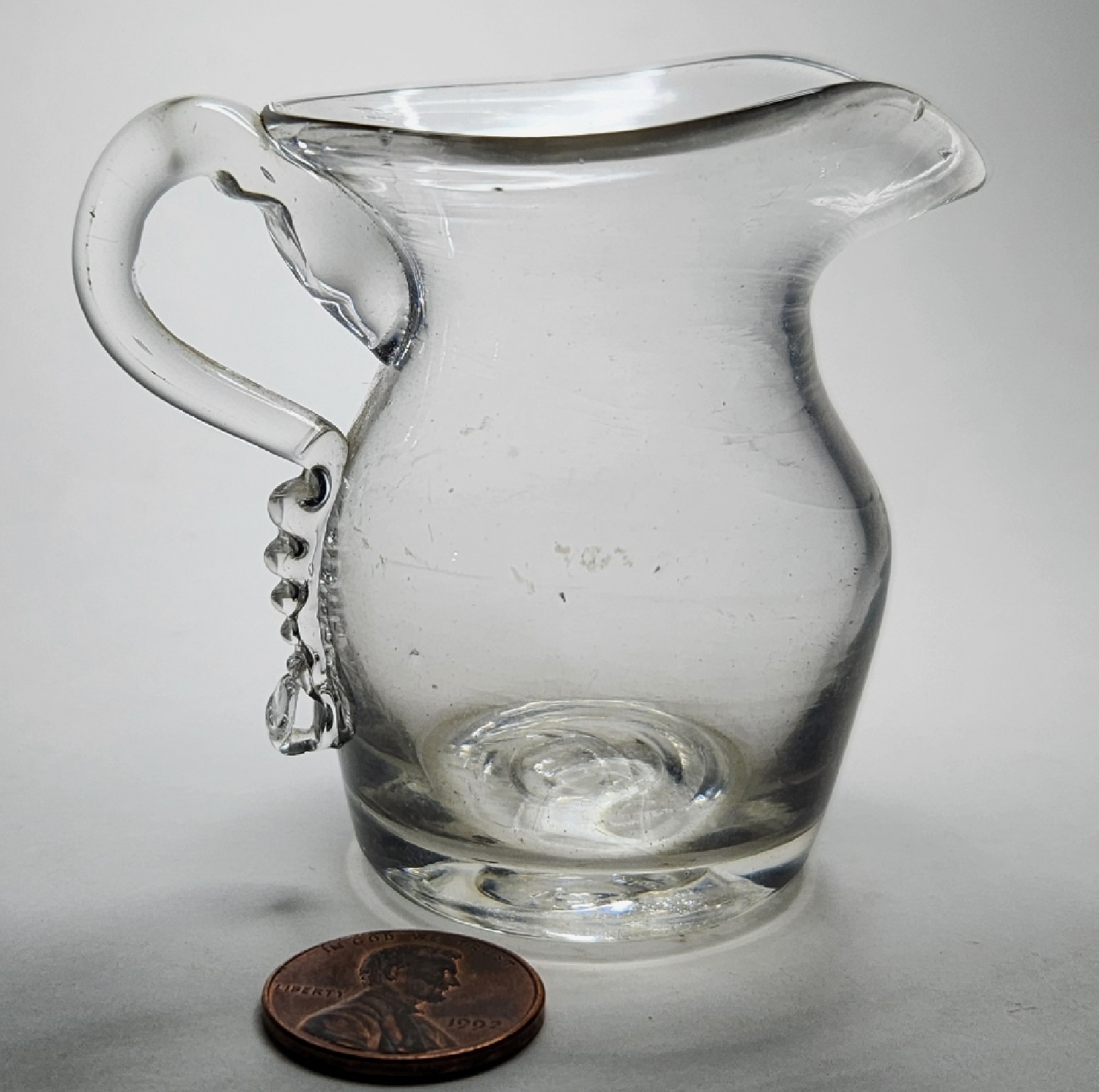 Early Pittsburgh Miniature Creamer