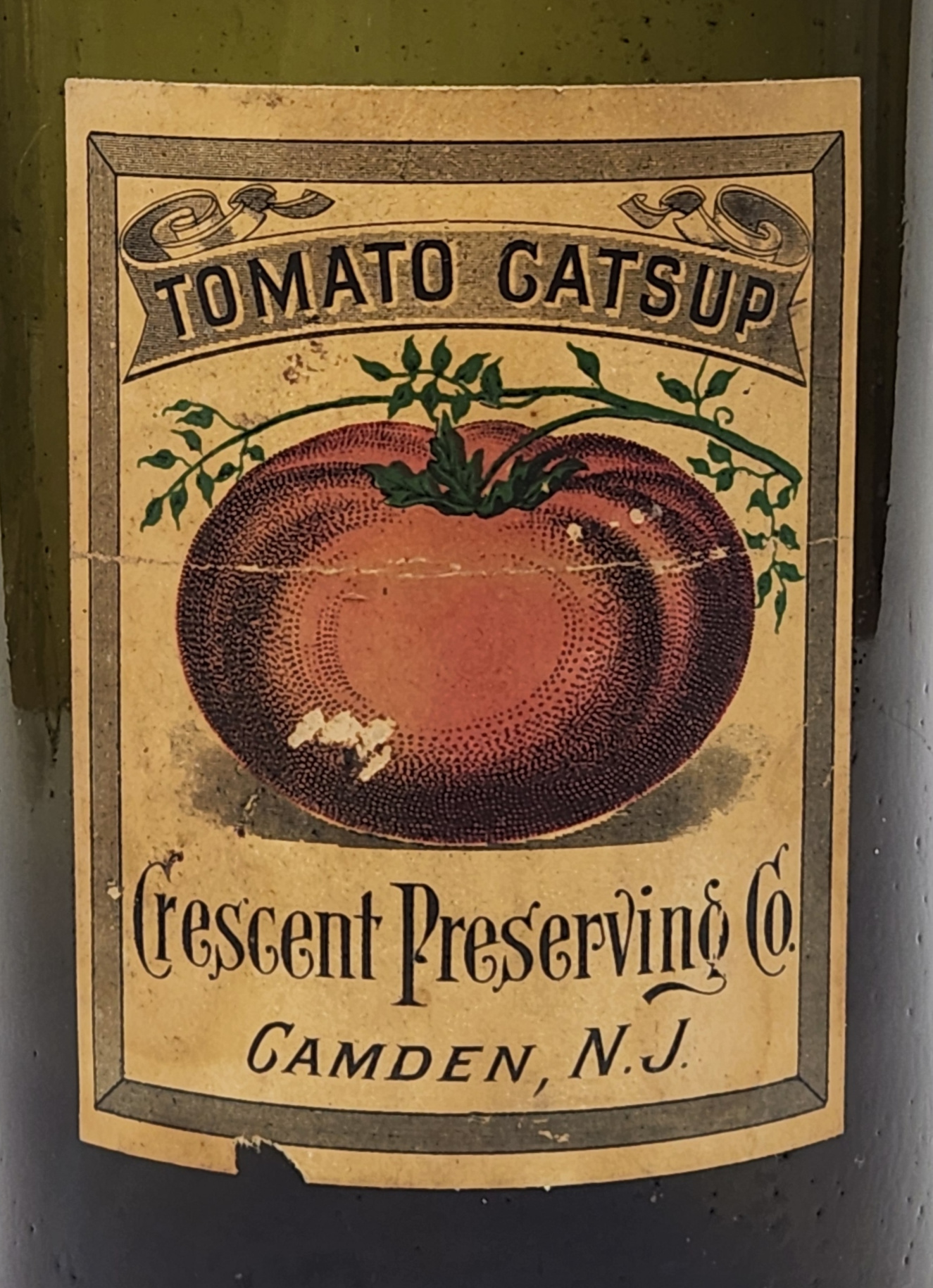 Nice Camden NJ Labeled Catsup 