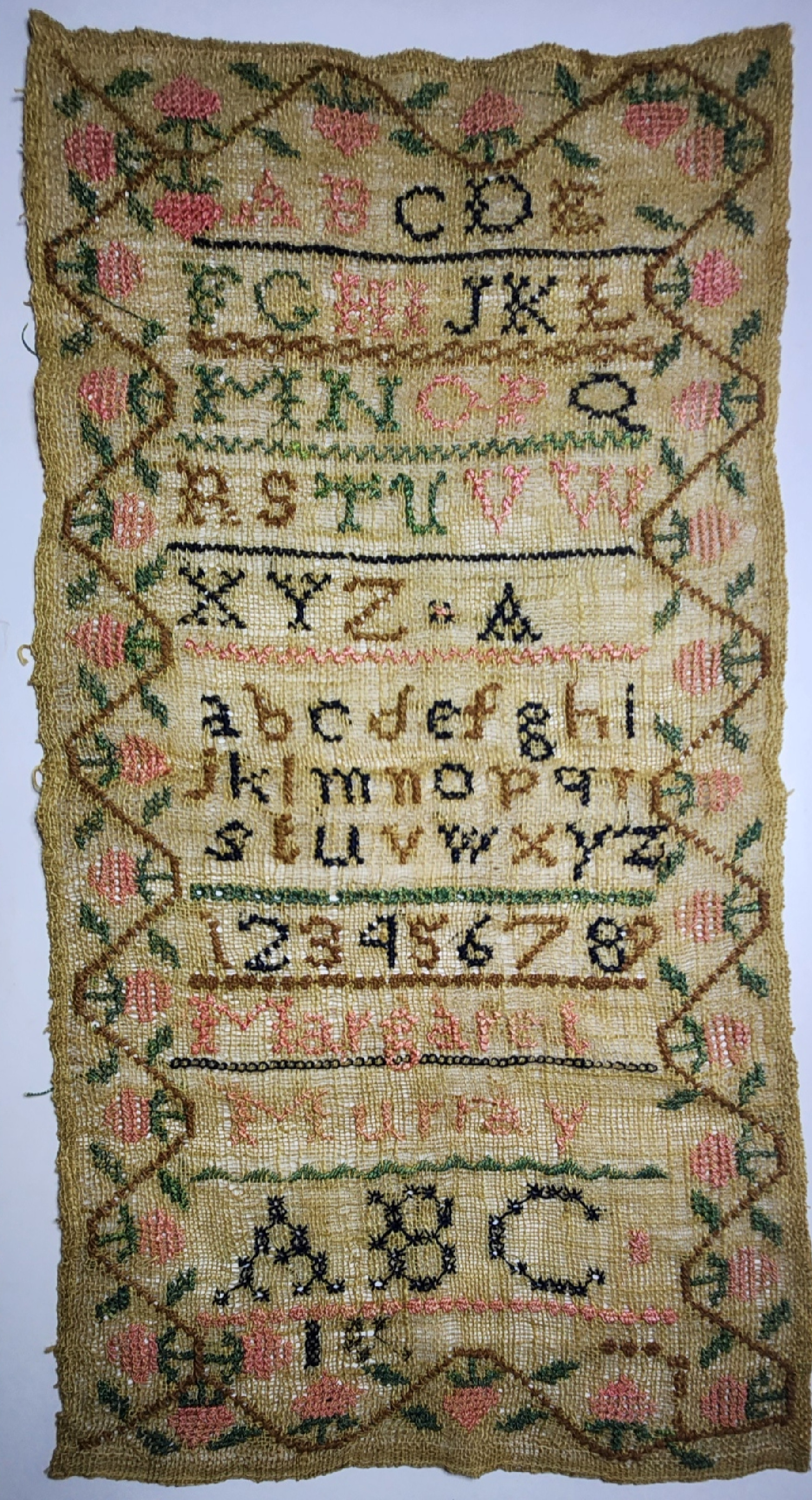 Early SJ School Girl Sampler